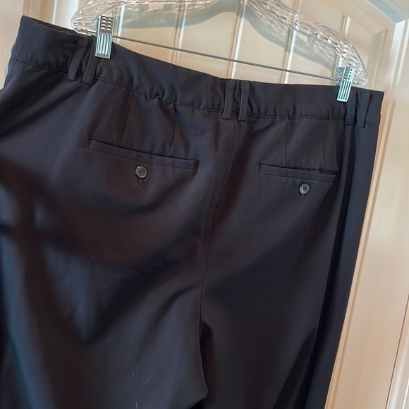 LANE Bryant stretch waist black wide leg dress pants staple classic size 22L - Picture 10 of 12
